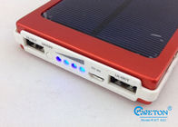 Καθολική ηλιακή διπλή USB τράπεζα δύναμης ορθογωνίων 8000mAh για Smartphone