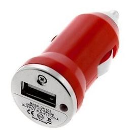 Κόκκινο συνεχές ρεύμα φορτιστών USB αυτοκινήτων iPhone της Apple δύναμης 5V για το iPhone της Apple 4/4G