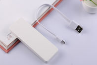 Μόδας άσπρος λεπτός δώρων δύναμης φορτιστής τσεπών τράπεζας 3000mah μικρός για Smartphone iPad mp4